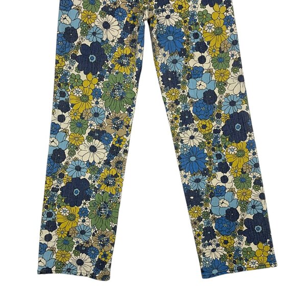 Mother Superior The Rambler Zip Ankle Jean 24 Dirt Bike Flowers NEW - Picture 10 of 12